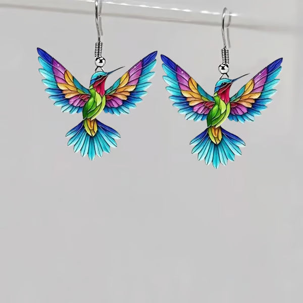 ✨💥Colorful Hummingbird Necklace-👩❤️👩ELEGANT HUMMINGBIRD NECKLACE🐦