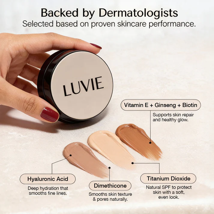 ⏰  LAST DAY SAVE 50%  💥 Luvie Glow Foundation Cushion