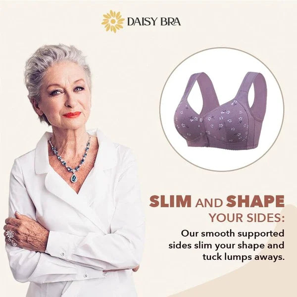 COMFORTABLE  CONVENIENT FRONT BUTTON BRA