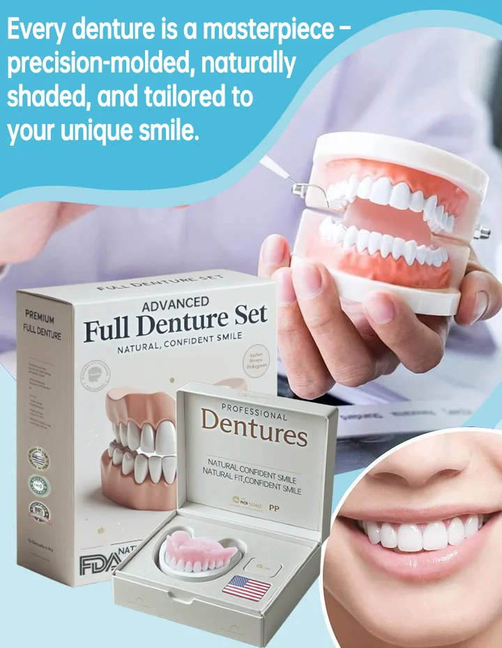 NESLEMY-🦷Advanced Customized Full Denture Set🦷