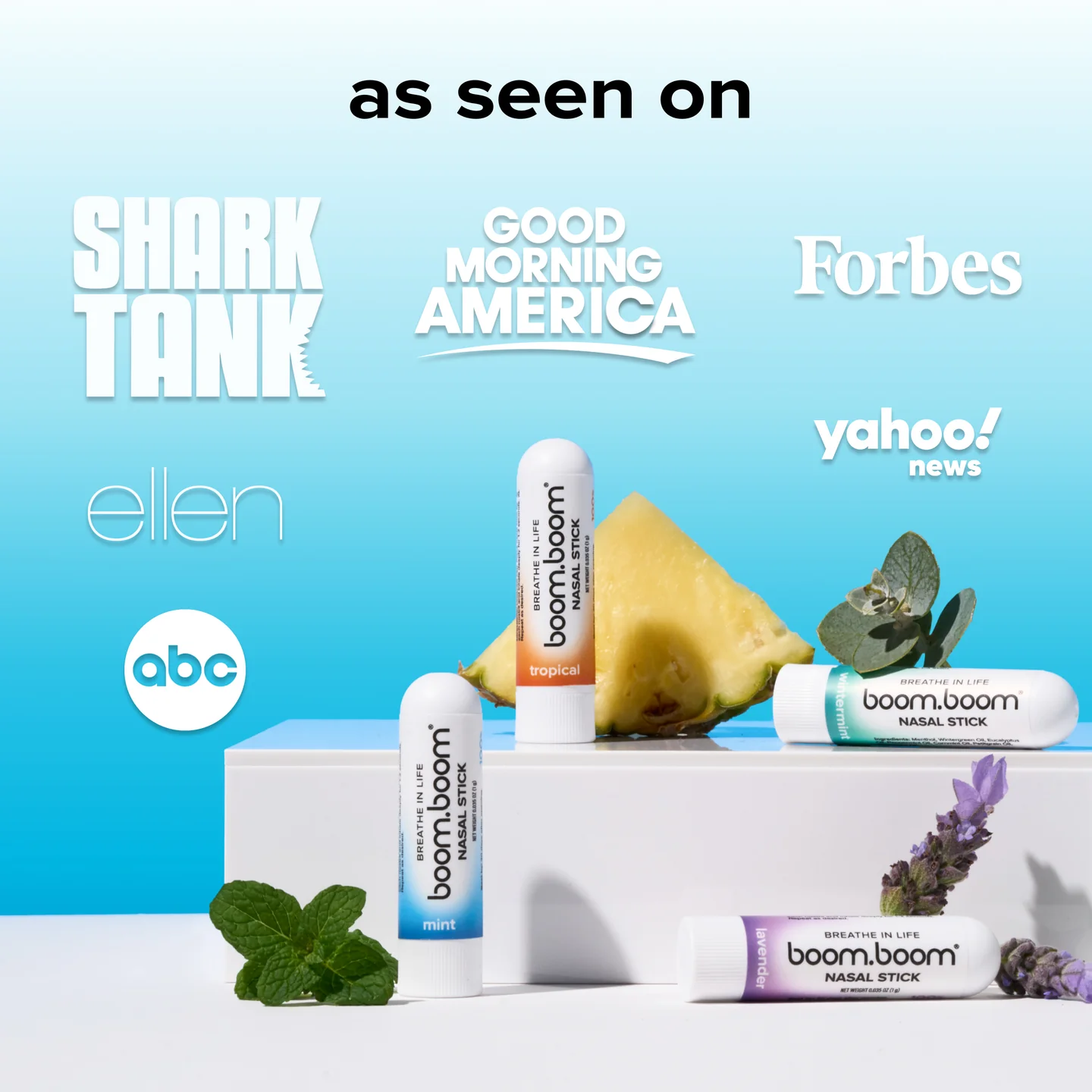 🔥Last Day Special 49% OFF🔥 -Nasal Stick：Free Your Nose | Featured on SharkTank | Powerful Essential Oils with Vapor Flow Technology | Breathe In Life