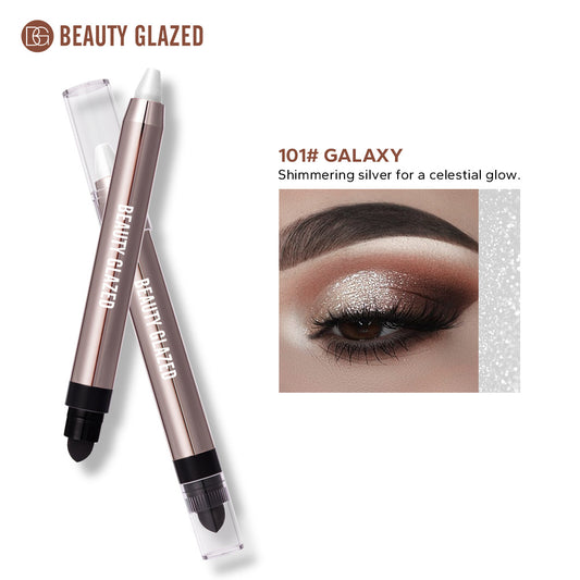 Dual-Ended Pearlescent Eyeshadow Stick: Effortlessly Create a "Lazy-Girl" Eye Makeup Look