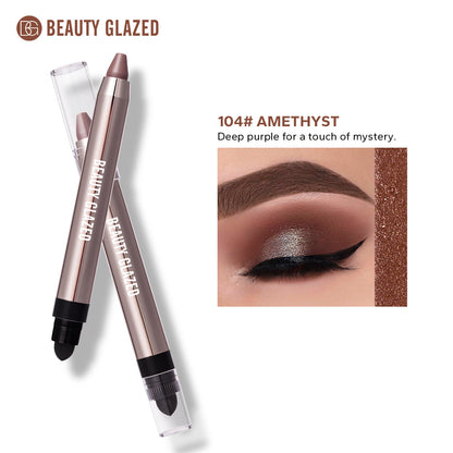 Dual-Ended Pearlescent Eyeshadow Stick: Effortlessly Create a "Lazy-Girl" Eye Makeup Look