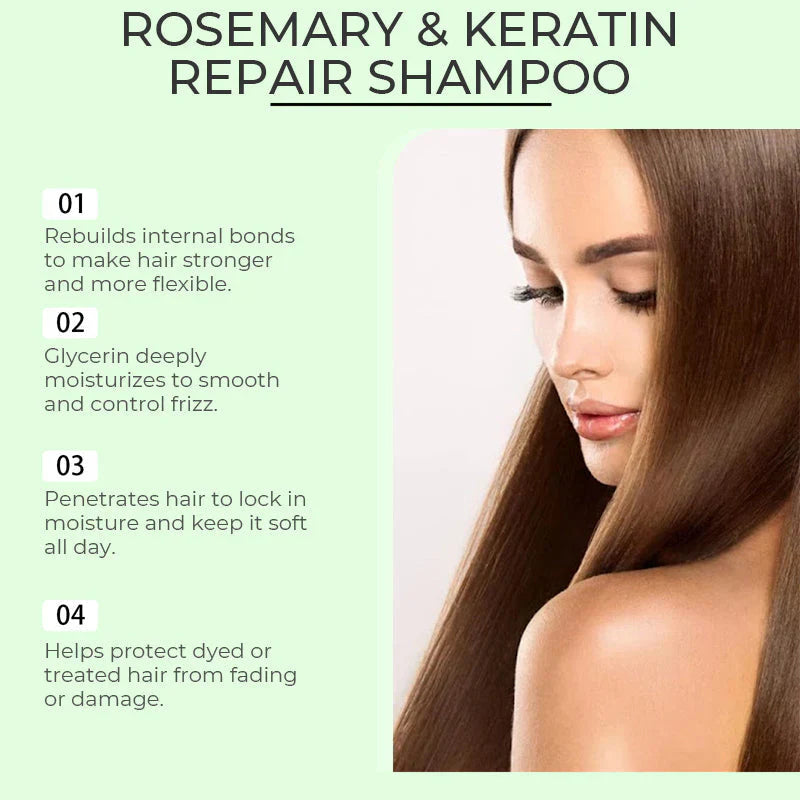 ✨Last-day promotion – 50% off✨Alisanda® Organic Rosemary Hair Growth Shampoo